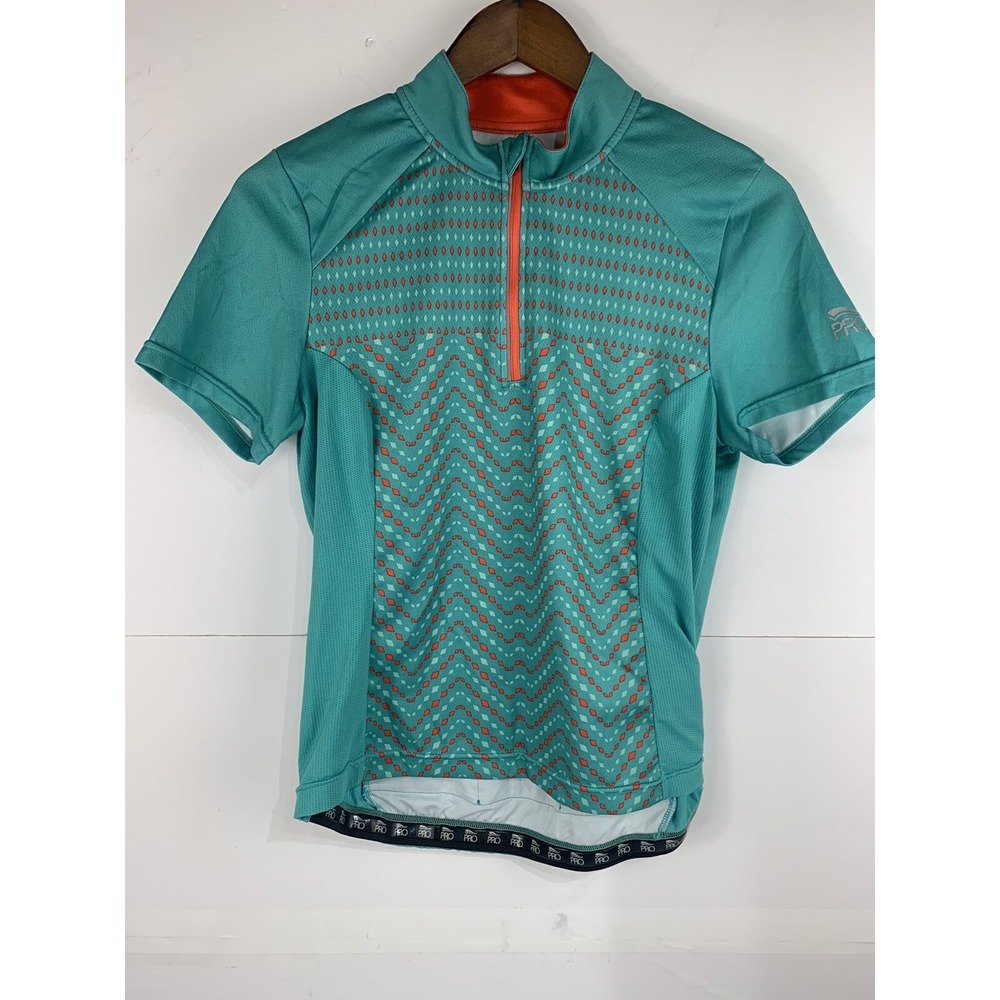 Biking By Crivit Pro Women Medium 8/10 Short Sleeve Athletic Wear Cycling Jersey
